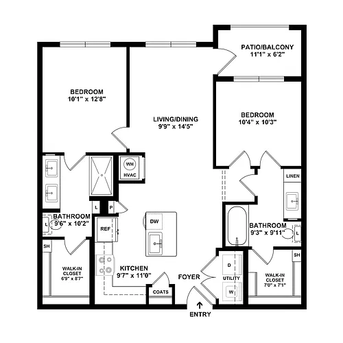 Floor plan B1