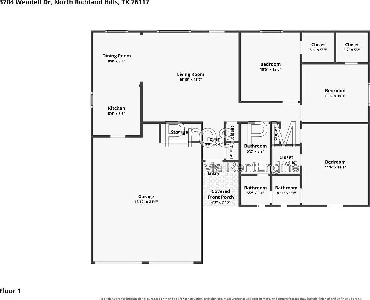 3 bed, 1.0 bath, 1431 sqft, $1,735 — Photo 2