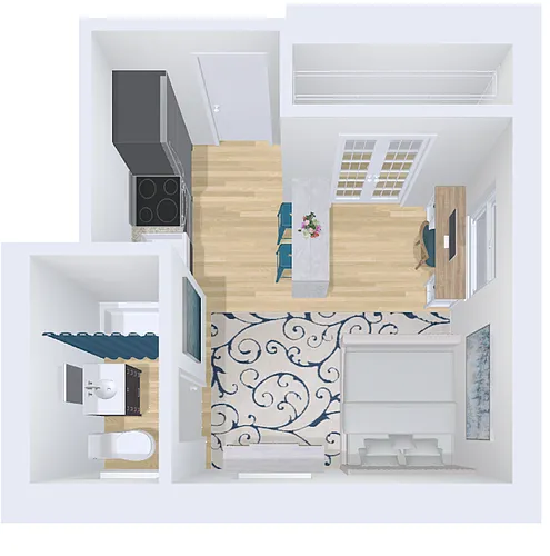 Floor plan studio 32
