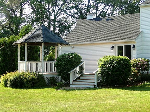 Rear of house