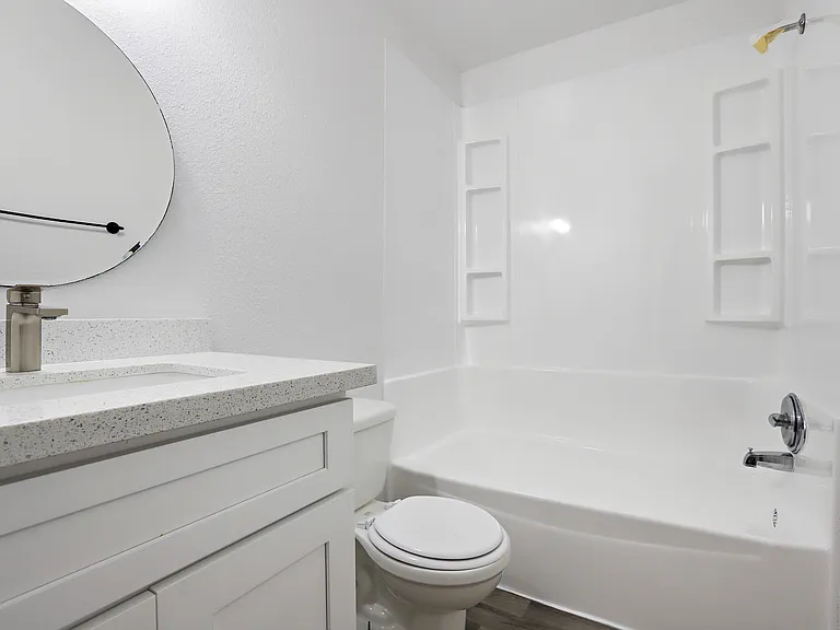 Hallway bathroom