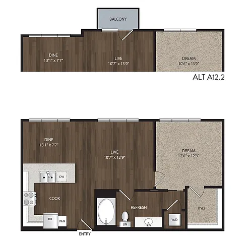 Floor plan A122