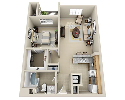 Floor plan Playa (A1D)