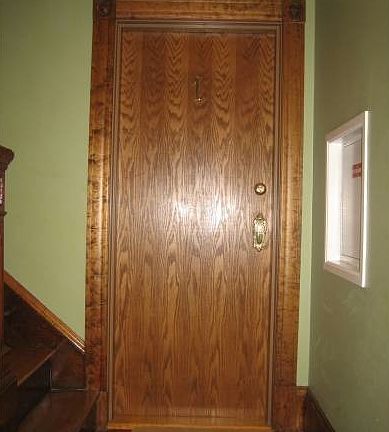 Stairway door