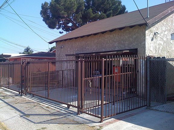Back Garage & Iron Work