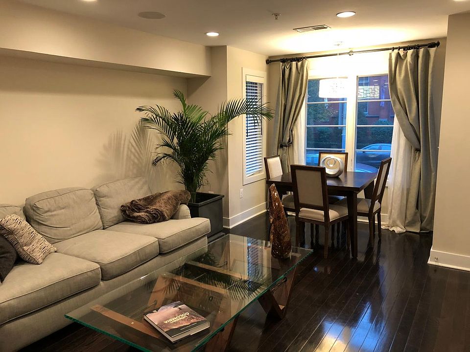 Living room with natural sunlight coming in