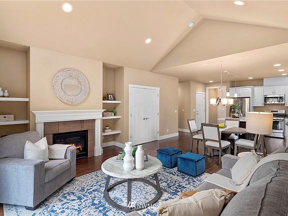 Airy, open great room floor plan.
