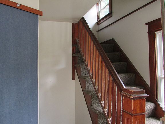 This is your small entry Foyer, step lead up to the living area.