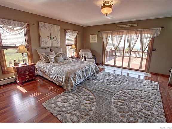 Sliding doors to deck.