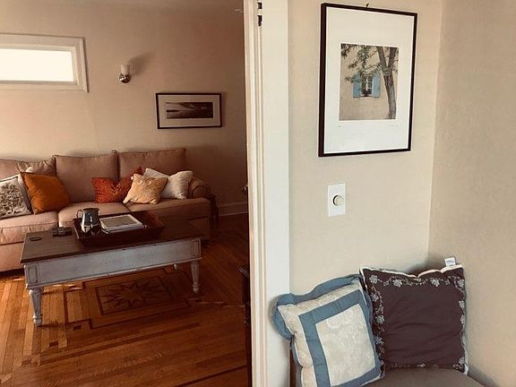 Looking into living room from bedroom/office