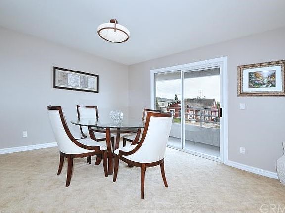 Dining area with view balcony