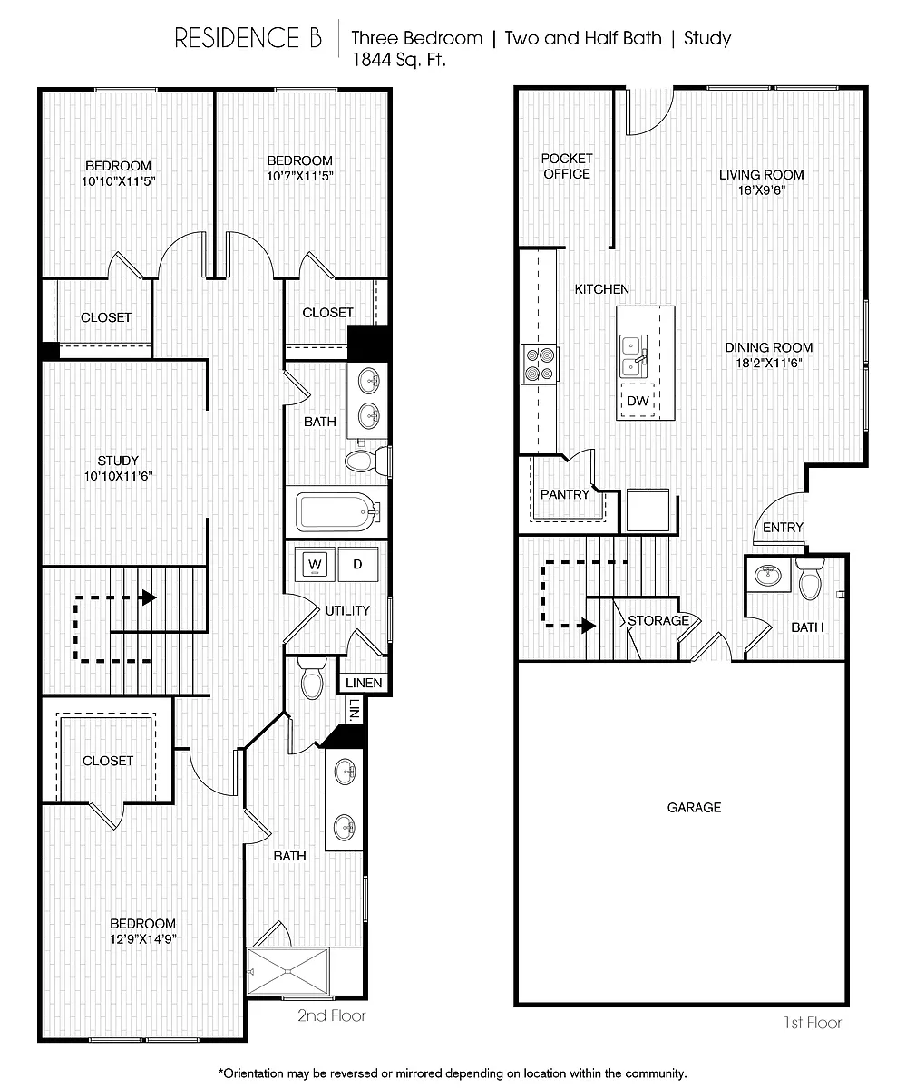 Floor plan B