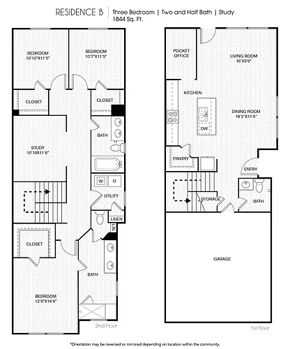 Floor plan B