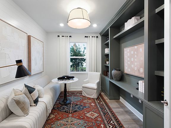 Flex room or optional den with french doors, added space to create around your needs