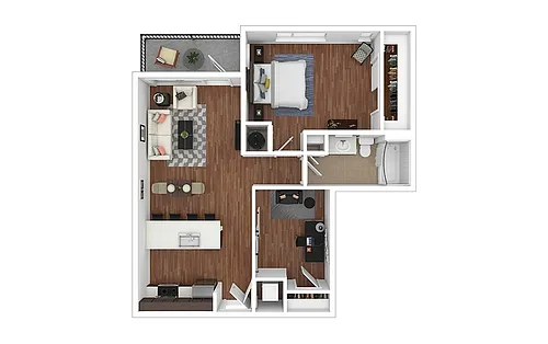 Floor plan A12 - Renovated