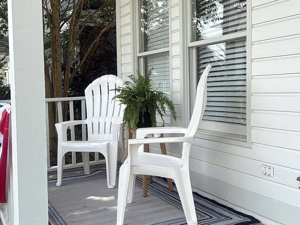 Enjoy relaxing on your front porch with morning coffee, your favorite book or drinks with friends