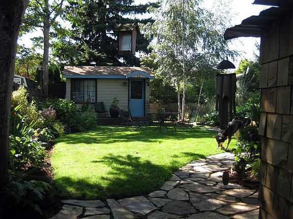 Back Yard and Bonus Detached Office