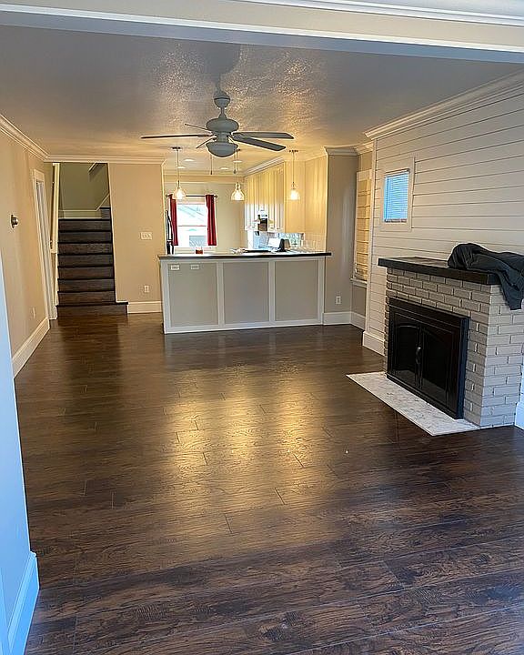 Living room from front door