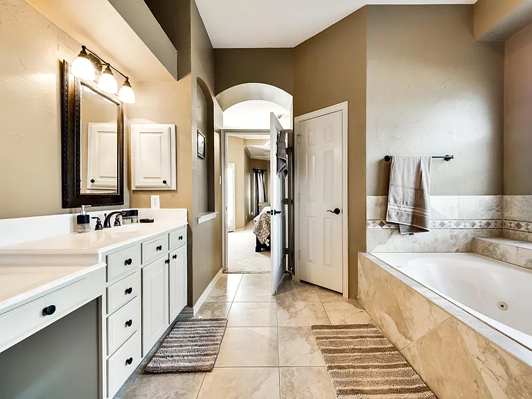 Mater Bath to Master Bedroom View