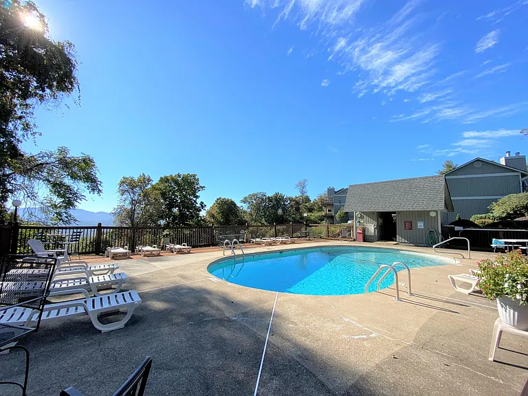 Even the pool has a view