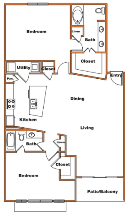 Floor plan 1-G