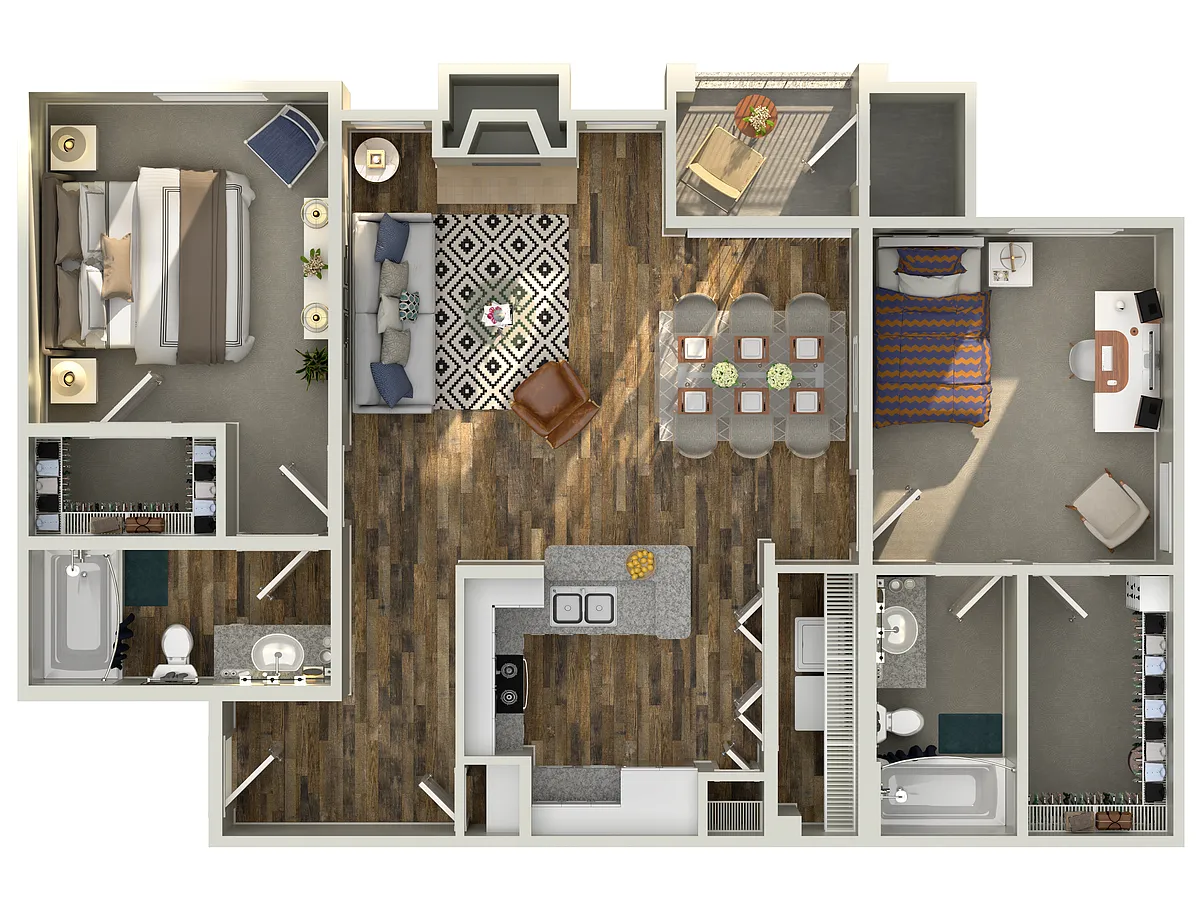 Floor plan 2X2