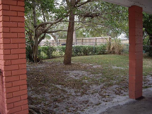 Side Yard from carport