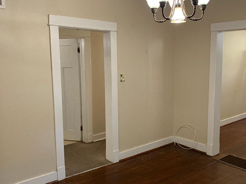 Dining room looking into hallway