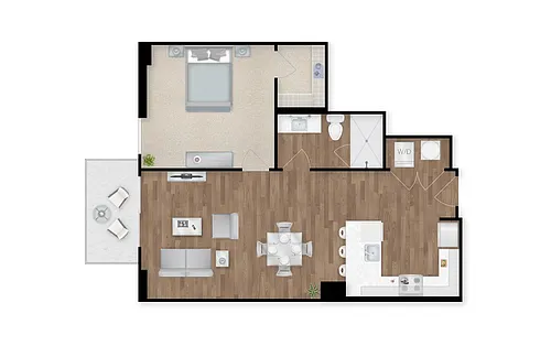 Floor plan A1D