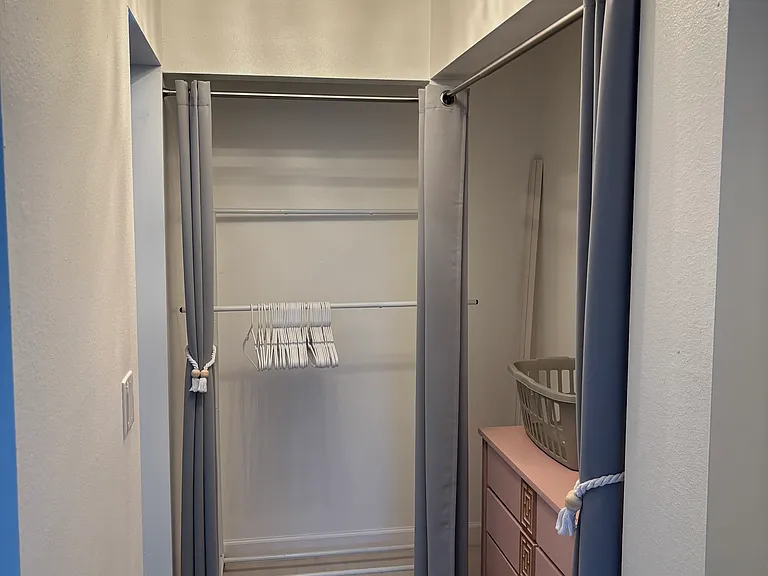 Closets and dresser for master bedroom