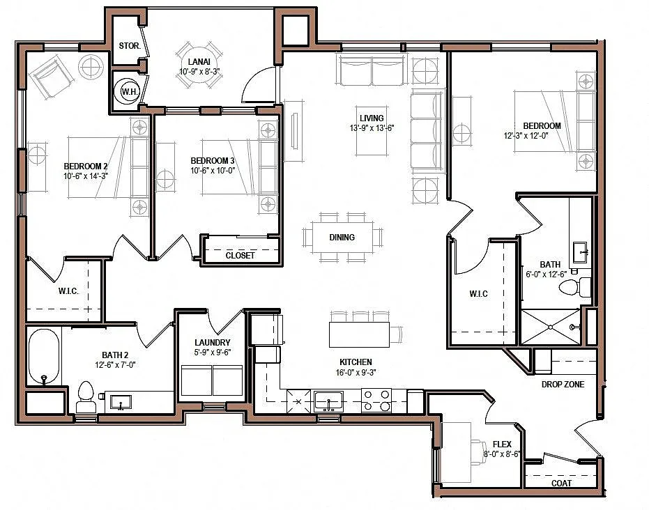 Floor plan C20B