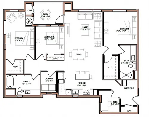 Floor plan C20B