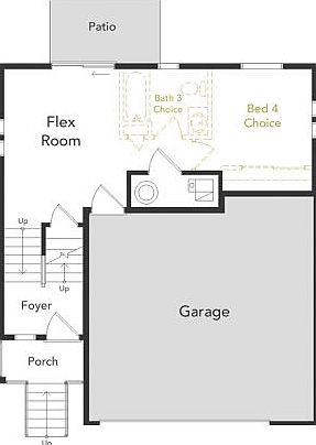 Layout of the Clydesdale first floor