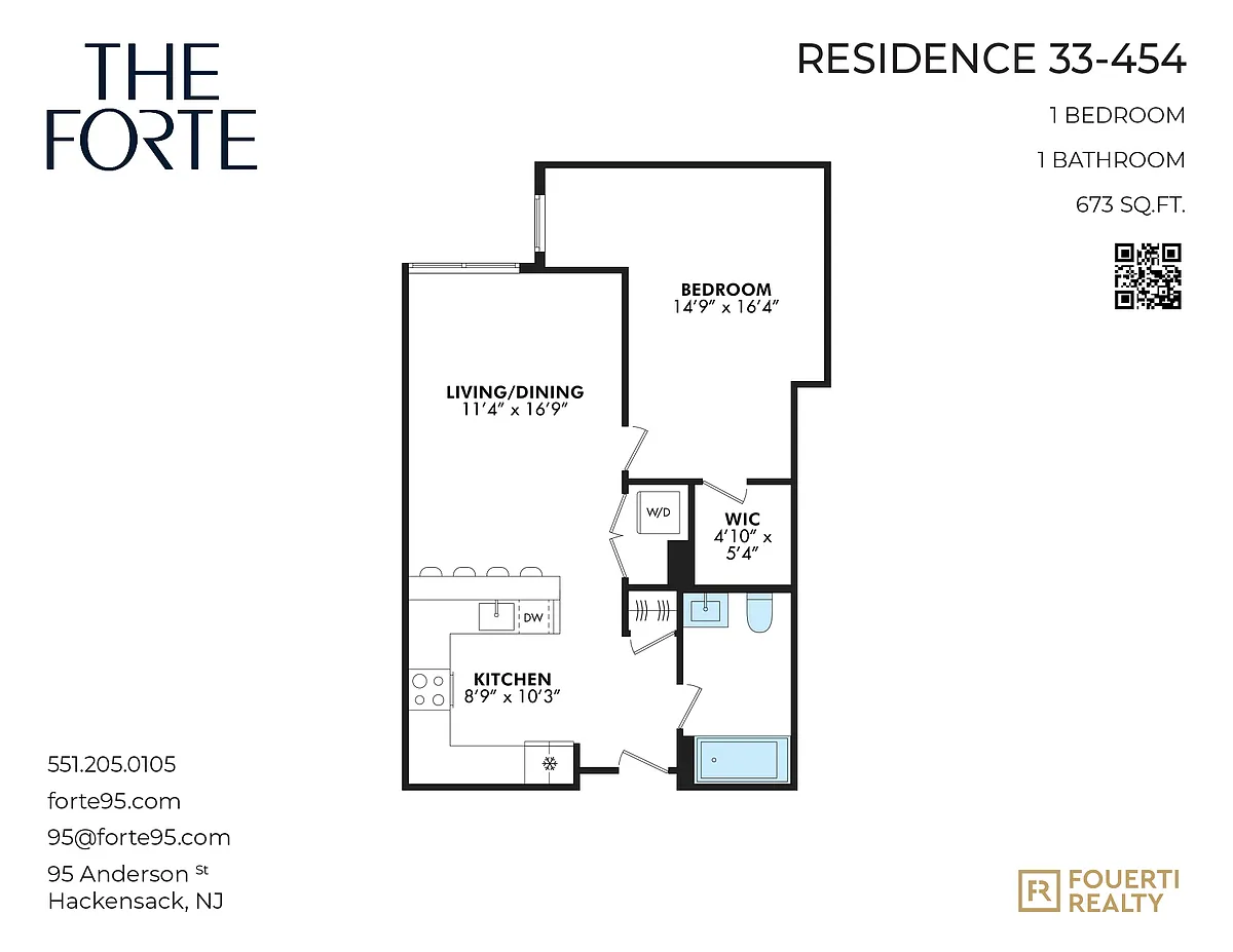 Floor plan 1 Bedroom