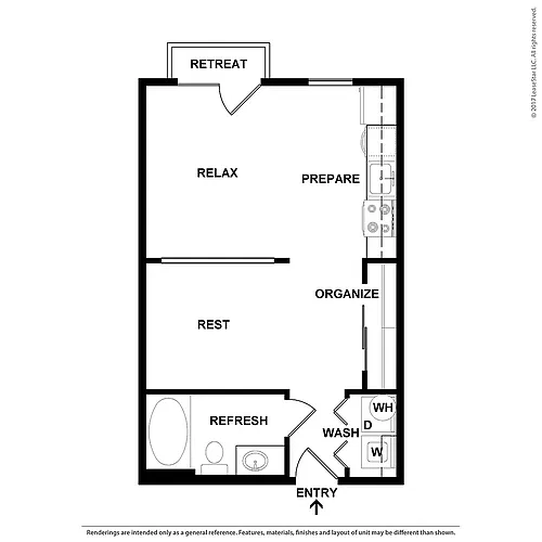 Floor plan A J