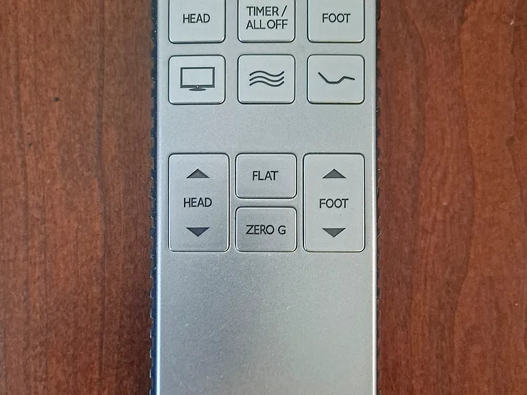 Remote for Adjustable, Vibrating Base for Queen Bed