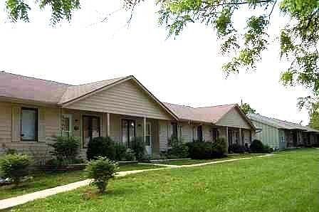 Front of complex