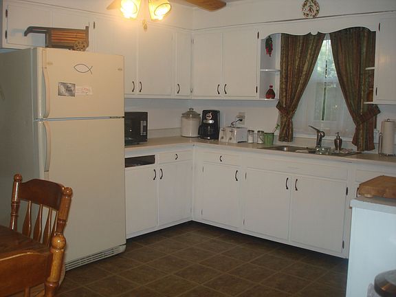 Freshly painted kitchen