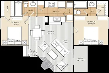 Floor plan B3