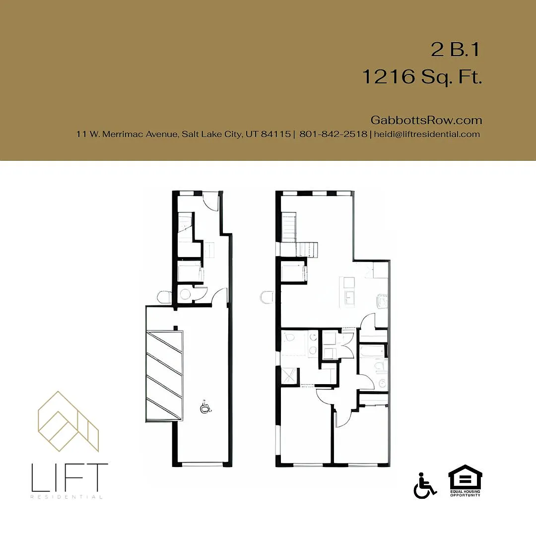 Floor plan 2B1
