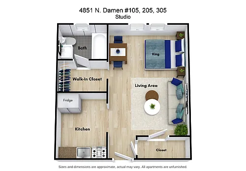 Floor plan Studio