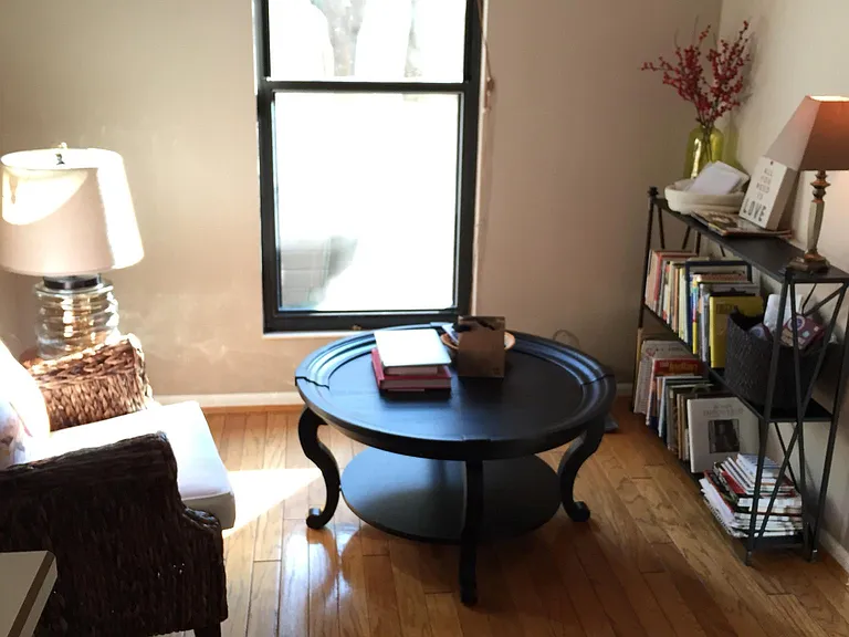 Warm sitting area