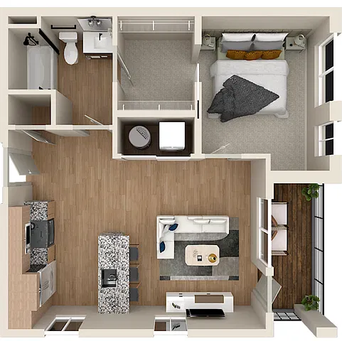Floor plan The Patent-1C