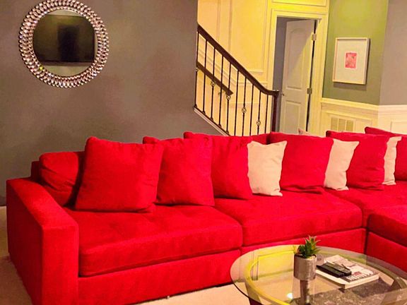 fully furnished living room