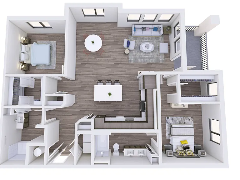 2 Bedroom, 2 Bathroom 2 Bedroom, 2 Bathroom