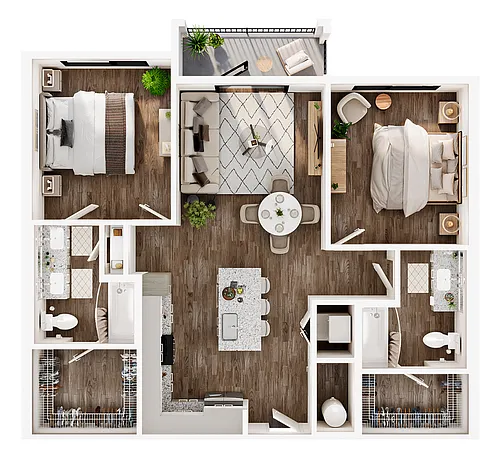 Floor plan 2C