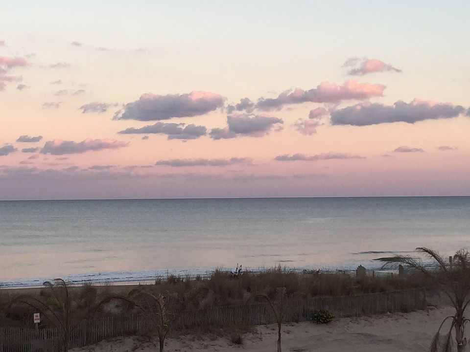 View from balcony- golden hour
