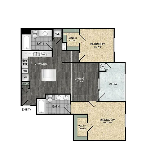 Floor plan B3