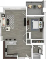 1 BED 1 BATH 1 BED 1 BATH