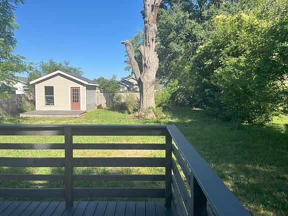 Backyard, storage/workshop